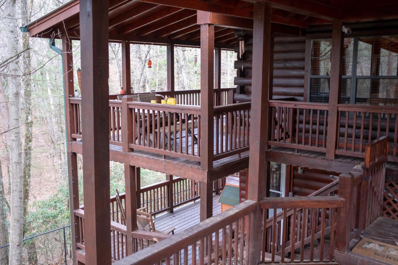 ブルーリッジ山脈 Three Dog Night - Pet-Friendly Cabin With Hot Tubヴィラ エクステリア 写真